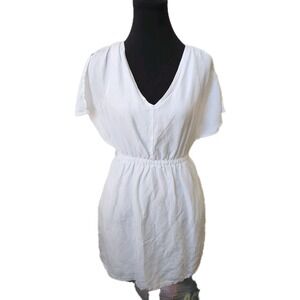 Tommy Bahama Linen Blend St. Lucia Split Shoulder Dress Cover Up‎ XS No Belt